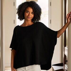 Frank & Eileen Original Capelet Triple Fleece Top